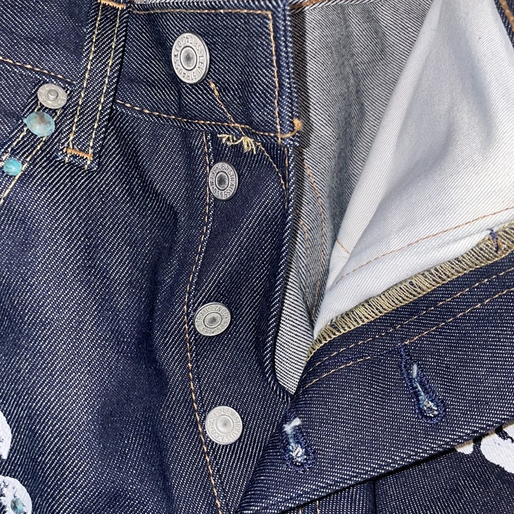 Denim Tears Rhinestones jeans - Picture 7 of 8